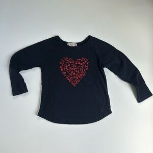 Bonpoint Long Sleeve T-Shirt Cherries 4Y